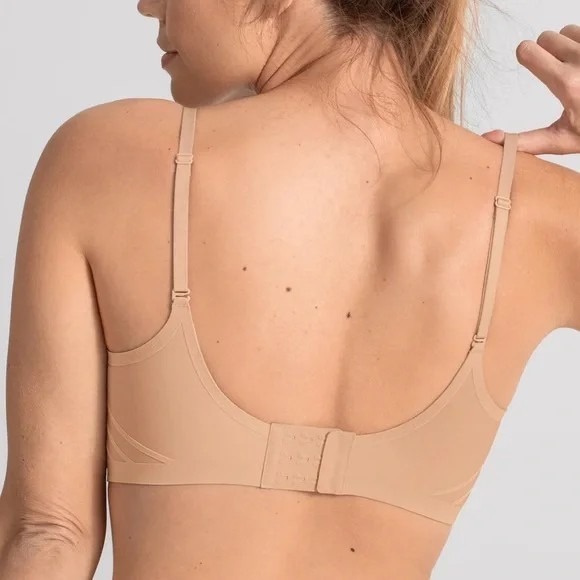 HONEYLOVE Sculpting Bra Peach Comfort Wireless Everyday Support Medium - Picture 5 of 8